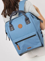 Customisable Backpack Adventurer Medium Cabaia Blue adventurer MW-vue-porte