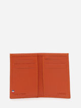 Porte-cartes Madras Cuir Etrier Orange madras EMAD013-vue-porte
