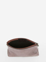 Pouch Leather Etincelle Iris�e Etrier Pink etincelle irisee EETI853-vue-porte