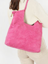 Shoulder Bag Cerisier Woomen Pink cerisier WCER04-vue-porte