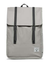 1 Compartment  Backpack Herschel Gray weather resistant 10999