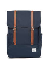 Sac  Dos 1 Compartiment Herschel Bleu classics 11404