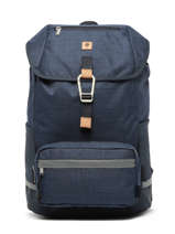 1 Compartment Backpack With 15" Laptop Sleeve Faguo Blue backpack 23LU0910