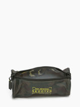 1 Compartment Pouch Extinct But Not Forgotten Skooter Green extinct but not forgotten 3542-vue-porte