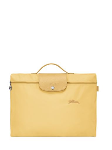 Longchamp Le pliage green Briefcase Yellow