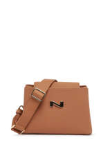 Leather Poppy Crossbody Bag Nathan baume Brown eden 2