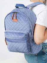 1 Compartment  Backpack Roxy Blue back to school RJBP4685-vue-porte