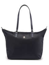 Sac Port� �paule Poppy Tommy hilfiger Bleu poppy AW15639