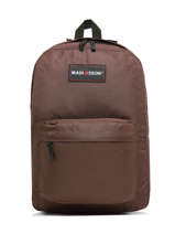 2-compartment Backpack Madisson Brown college 82441