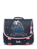 1 Compartment Satchel Milky kiss Blue we are one 3544