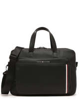 Business Bag Tommy hilfiger Black th pique AM11314