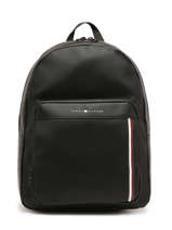 Backpack Tommy hilfiger Black th pique AM11317