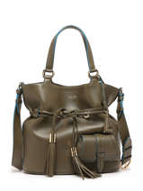Medium Bucket Bag Premier Flirt Lancel Green premier flirt A10110