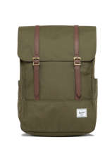 1 Compartment Backpack Herschel Green classics 11404
