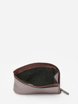 Coin Purse Leather Etincelle Irise Etrier Pink etincelle irisee EETI811-vue-porte