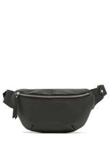 Leather La Banane Belt Bag Paul marius Black vintage BANANE