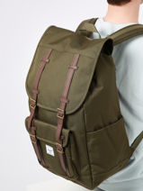 Sac  Dos 1 Compartiment + Pc 15" Herschel Noir classics 11390-vue-porte