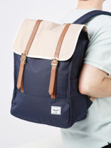 1 Compartment Backpack Herschel Green classics 11404-vue-porte