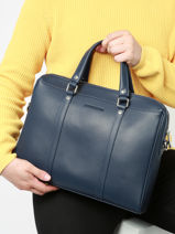 Business Bag Arthur & aston Blue nelson 1-vue-porte