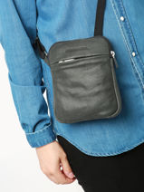 Sac Bandouli�re Arthur & aston Noir cristiano 1081-vue-porte