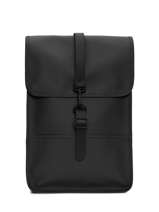 Backpack Mini - 1 Compartment Backpack With 13" Laptop Sleeve Rains Black city 13020
