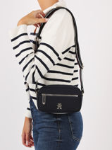 Crossbody Bag Iconic Tommy Tommy hilfiger Blue iconic tommy AW15135-vue-porte