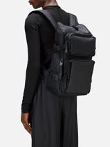 Sac � Dos City Rains Noir city 14330-vue-porte