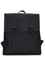Msn Bag - 1 Compartment Backpack With 15" Laptop Sleeve Rains Black city 13300