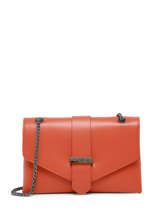 Shoulder Bag Jana Bloc Leather Etrier Orange jana bloc EJBC002T