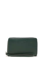 Wallet Leather Lancaster Green paris pm 25