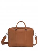 Longchamp Le foulonn� Briefcase Brown