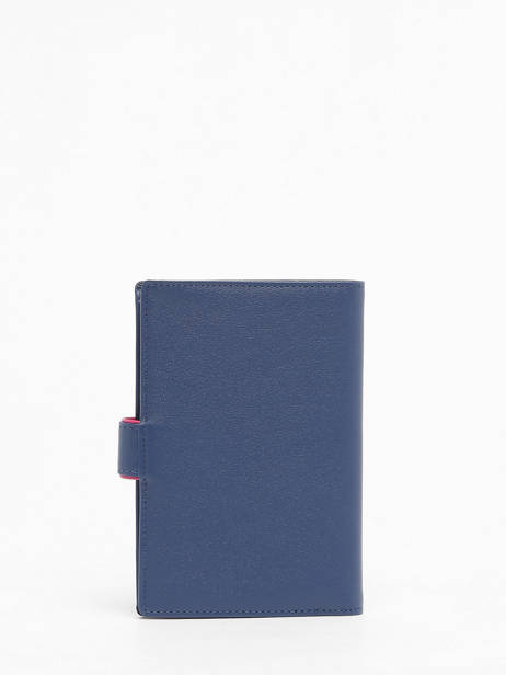 Wallet Leather Hexagona Blue multico 227376 other view 2