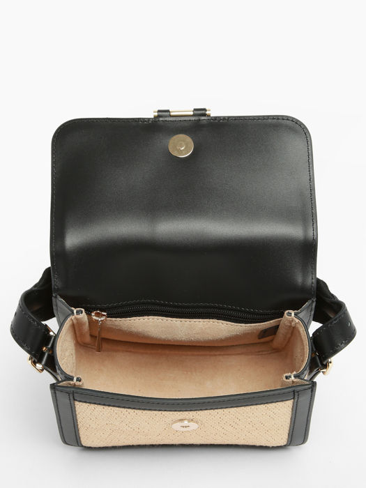 Longchamp Box-trot paille Messenger bag Black
