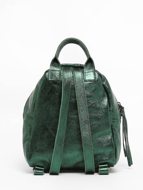 Leather Nine Backpack Milano Green nine NI23066 other view 4