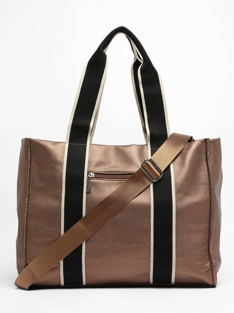 Sac Porté épaule A4 Miniprix Marron wt new grained F6946 vue secondaire 4