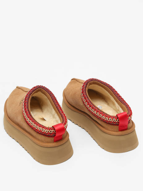 Chaussons Tazz à Plateformes En Cuir Ugg Marron accessoires 1122553 vue secondaire 4