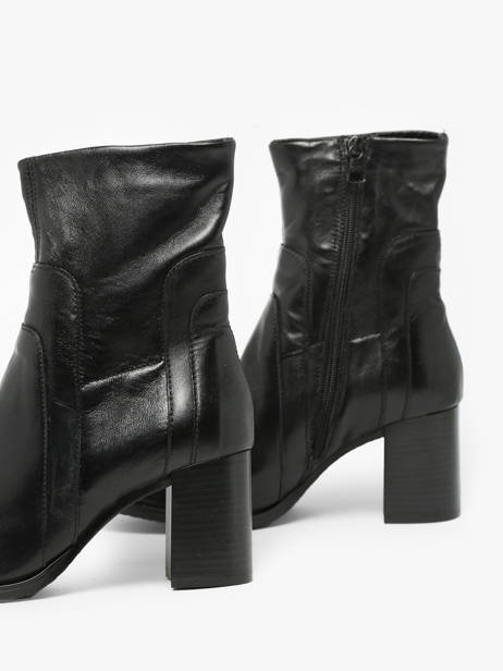 Heeled Boots In Leather Mjus Black women P26206 other view 1