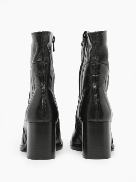 Heeled Boots In Leather Mjus Black women P26206 other view 4