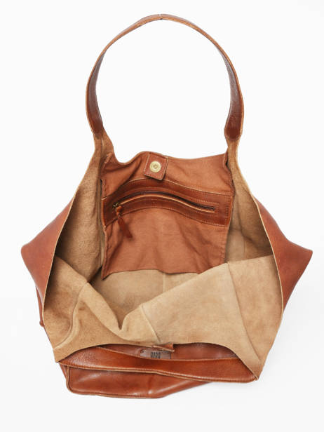 Sac Porté épaule Heritage Cuir Biba Marron heritage HOM1L vue secondaire 3