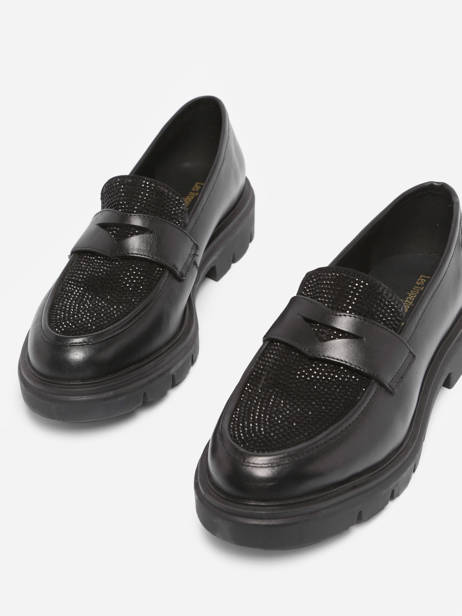 Moccasins Zaboy In Leather Les tropeziennes Black women 77335 other view 1