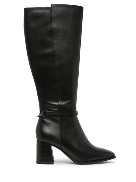 Heeled Boots In Leather Tamaris Black women 41