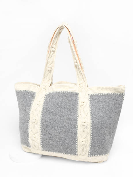 Shopping Bag Cabas Wool Vanessa bruno Gray cabas 20V40315 other view 2
