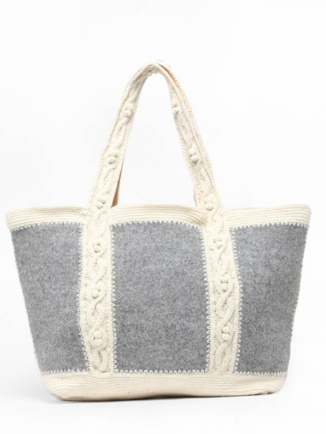 Shopping Bag Cabas Wool Vanessa bruno Gray cabas 20V40315 other view 4