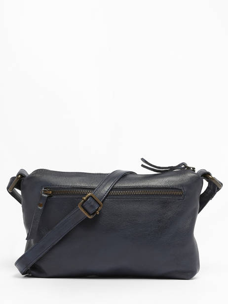Shoulder Bag Cow Leather Basilic pepper Blue cow BCOW68 other view 4