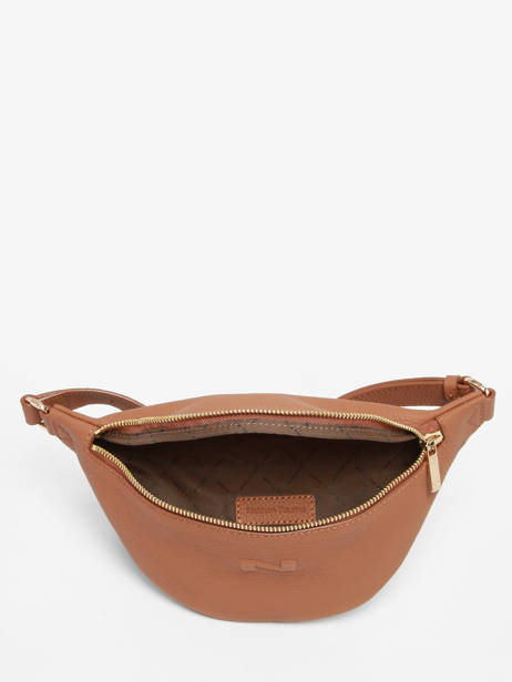 Sac Banane Small Derby Cuir Nathan baume Marron n city 25 vue secondaire 3