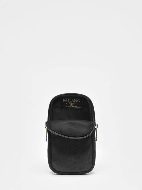Sac Bandouliere Velvet Cuir Milano Noir velvet 936024 vue secondaire 3