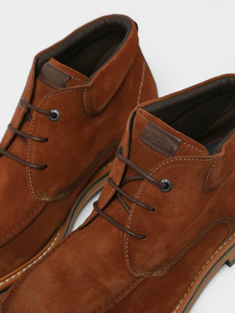 Boots Kasper En Cuir Fluchos Marron men F1820 vue secondaire 1