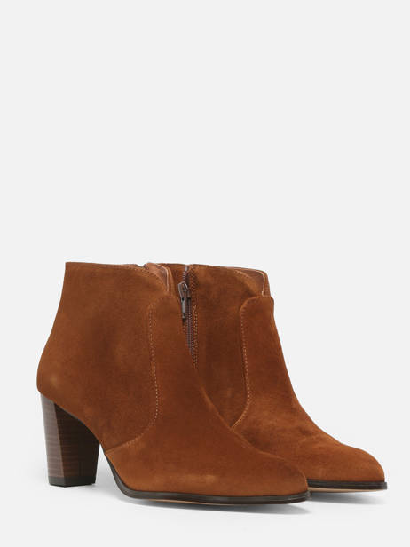 Heeled Boots In Leather Arroba Brown women 1129TP other view 3