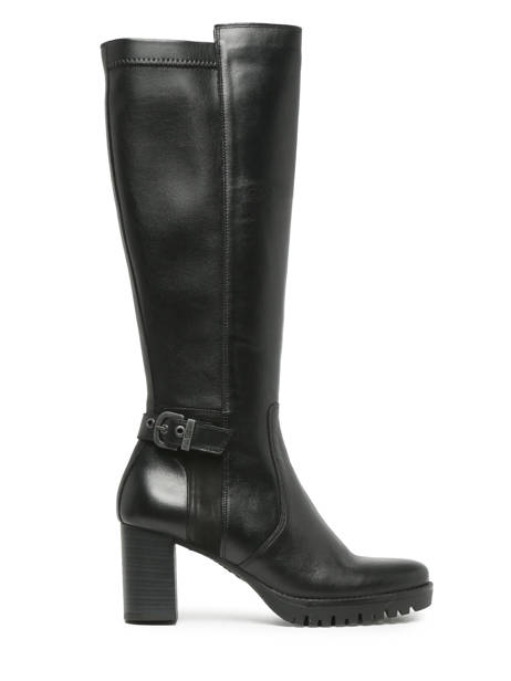 Heeled Boots Evie In Leather Dorking Black women D8955