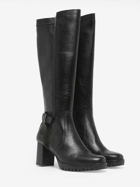 Heeled Boots Evie In Leather Dorking Black women D8955 other view 2